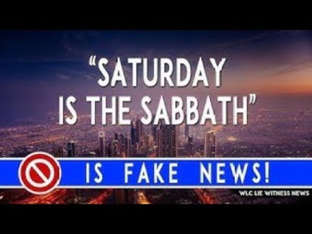 Neither Saturday nor Sunday is the Sabbath!