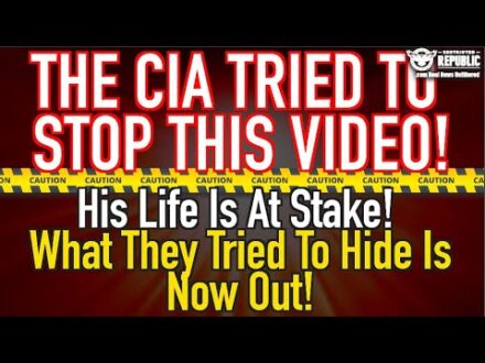 The CIA Tried To STOP This Video! His Life Is At Stake! What They Tried To Hide Is Now Out!